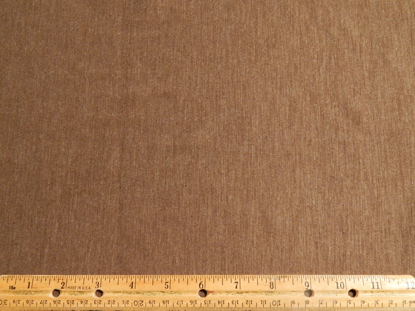 brown wool spandex light weight jersey fabric