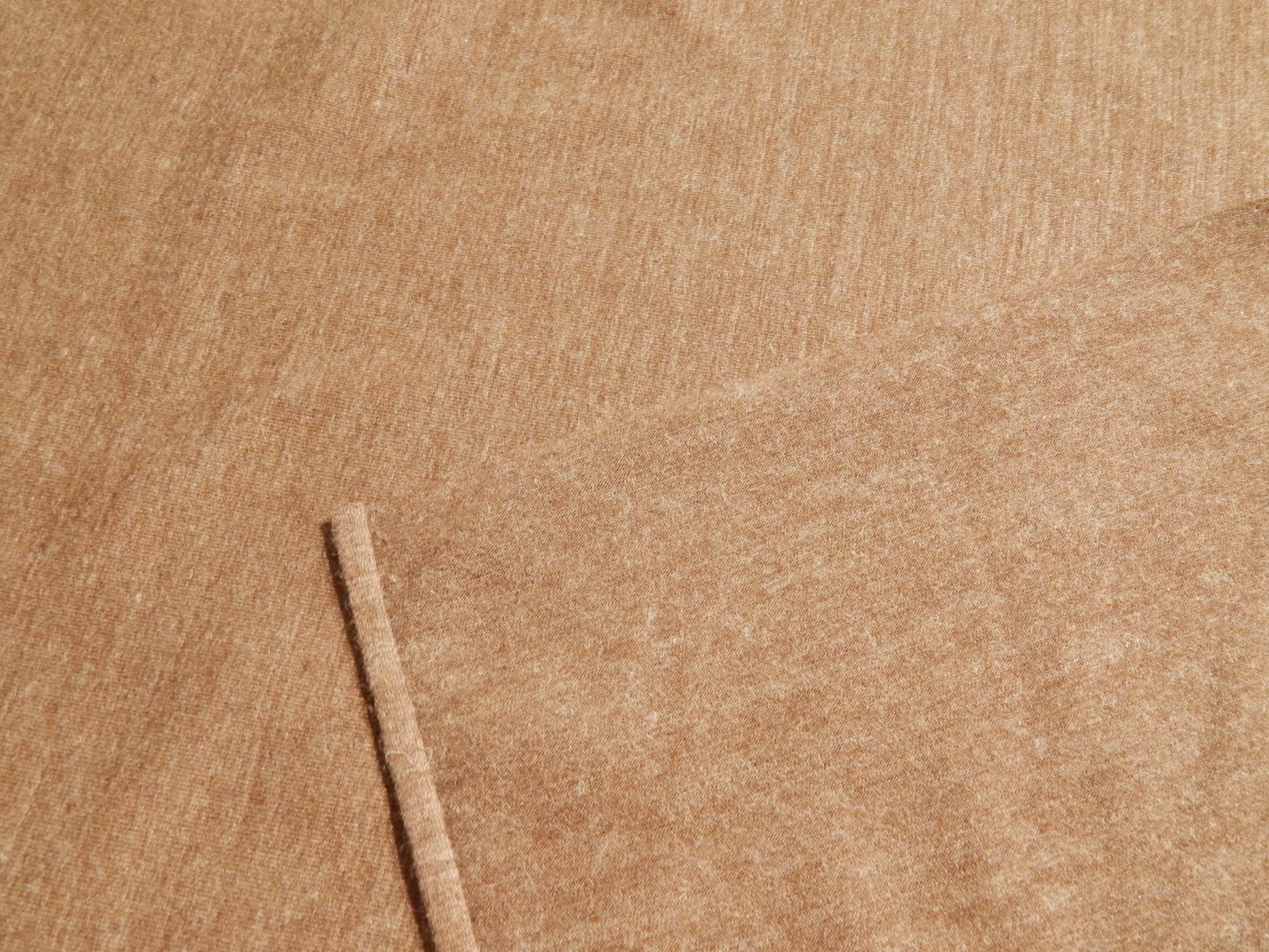 light brown wool stretch jersey fabric