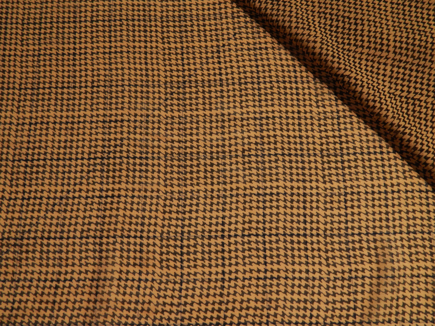 houndstooth and plaid classic chiffon fabric