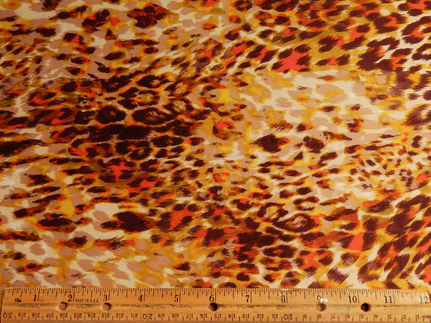 abstract animal print fabric