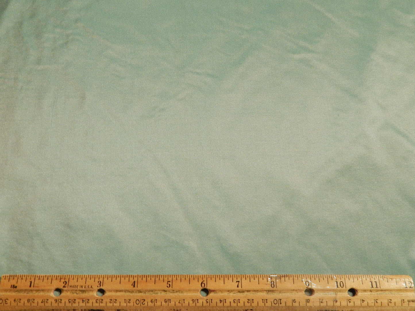 spearmint deadstock silk taffeta fabric