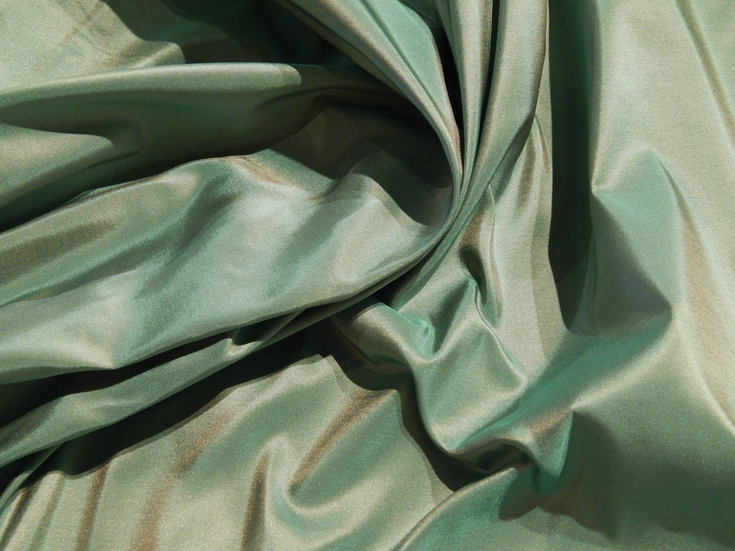 minty green two toned silk taffeta