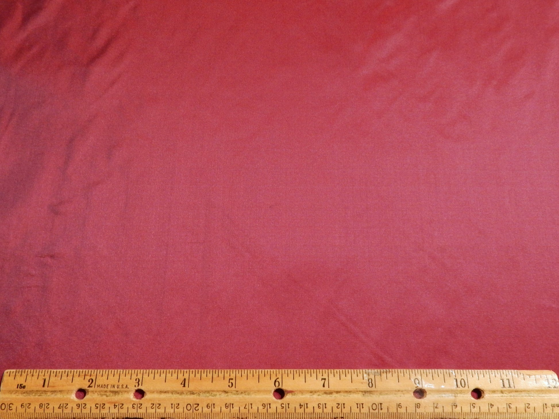 crimson pinky red 100% silk two toned taffeta fabric