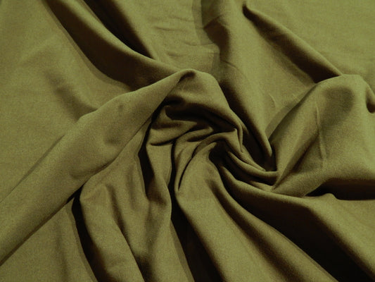 olive green cotton and spandex jersey knit fabric