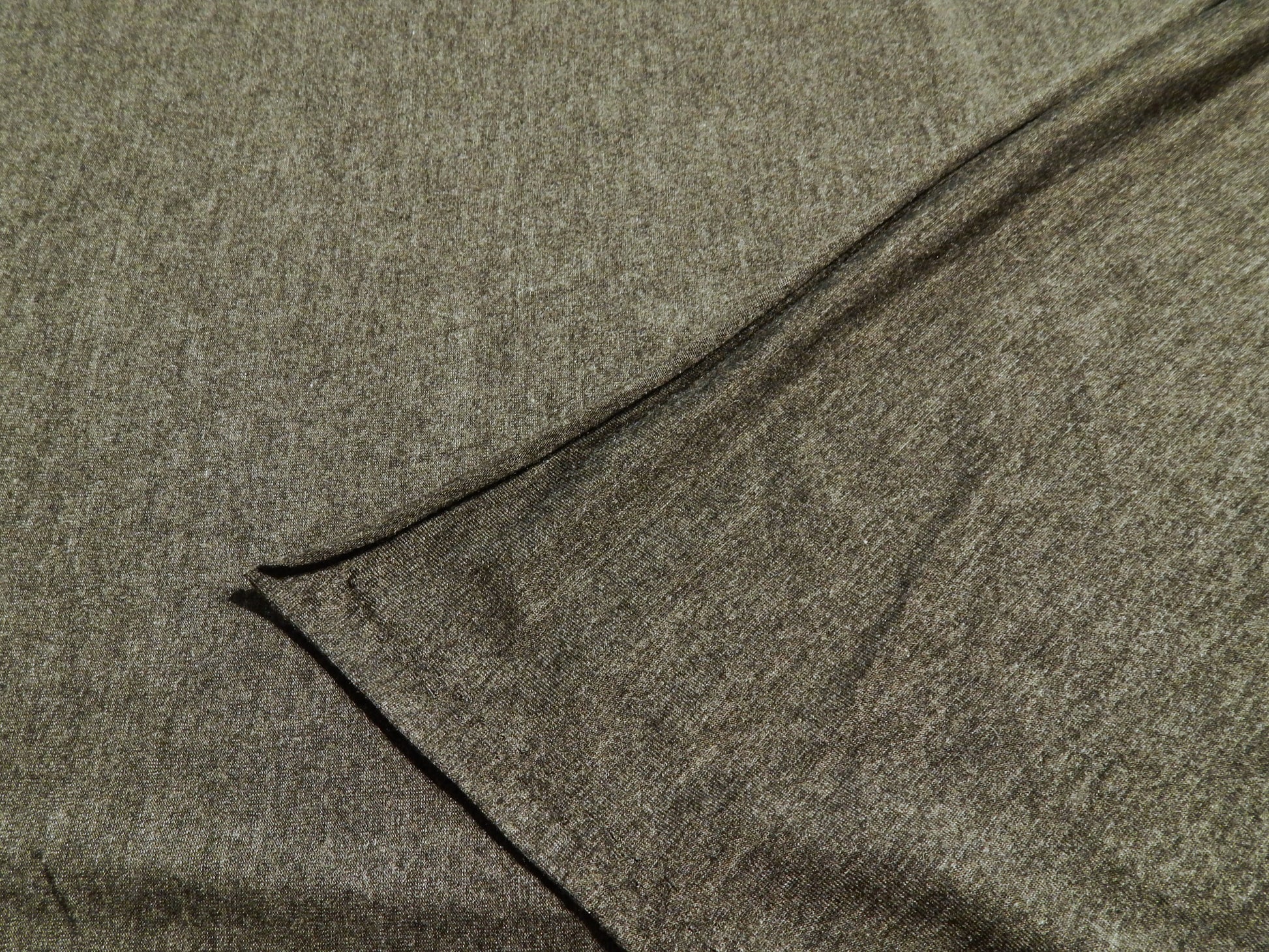 heathered charcoal grey rayon jersey knit fabric