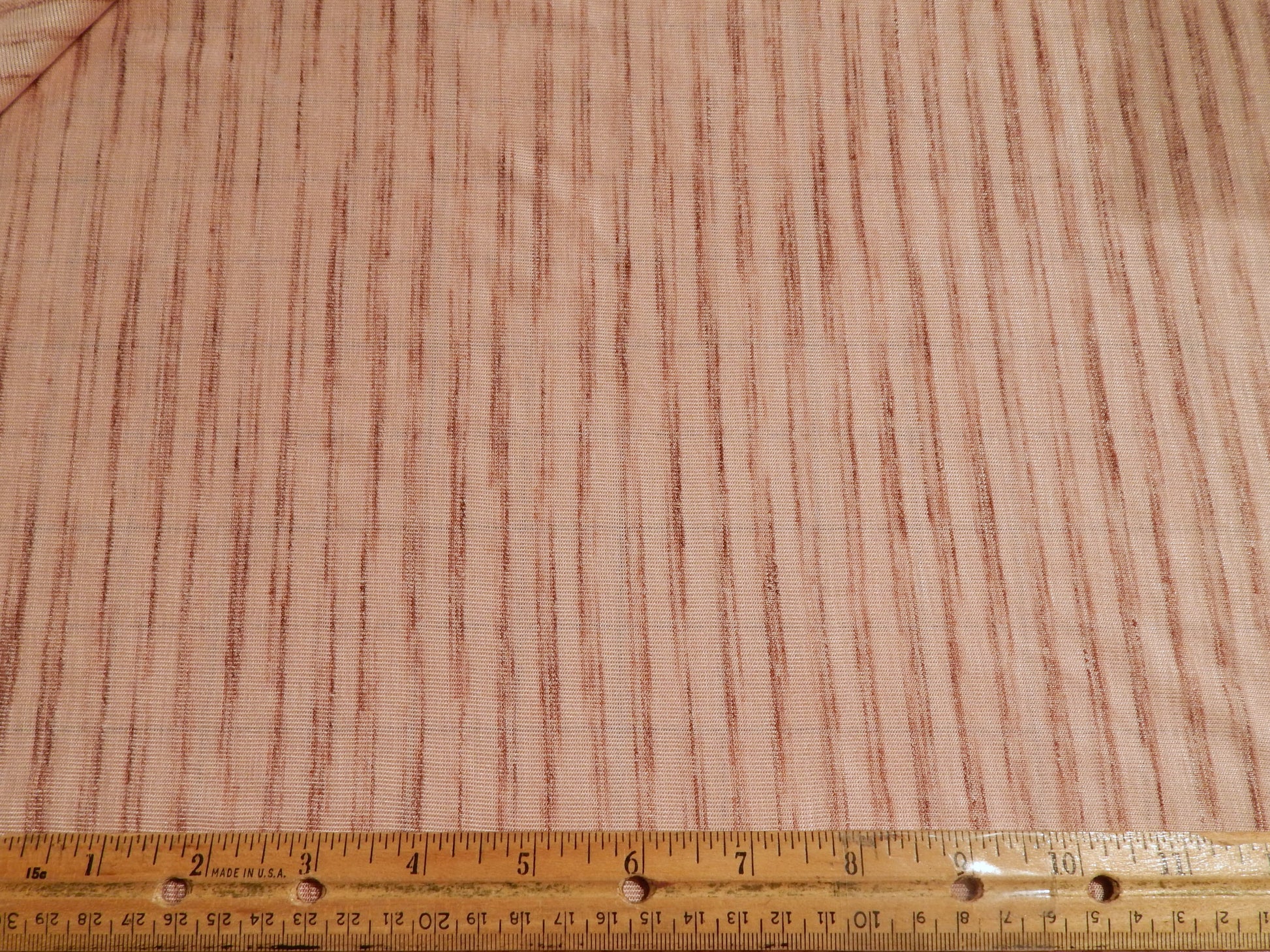 dusty pink brush striped knit fabric