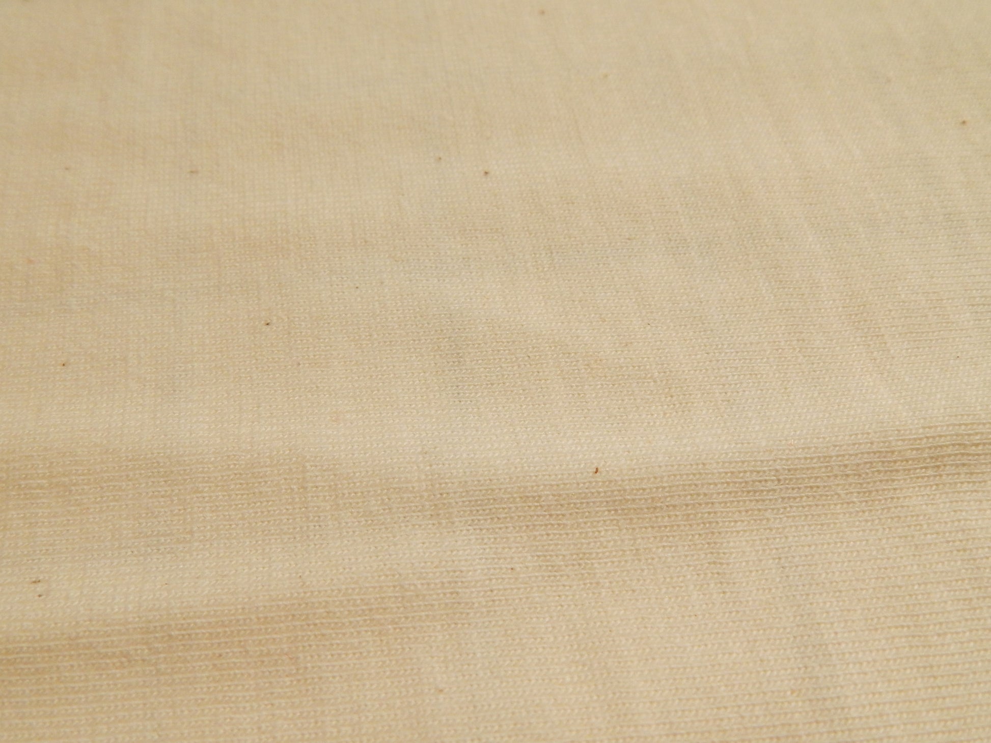 unbleached white cotton jersey sustainable and made in the usa