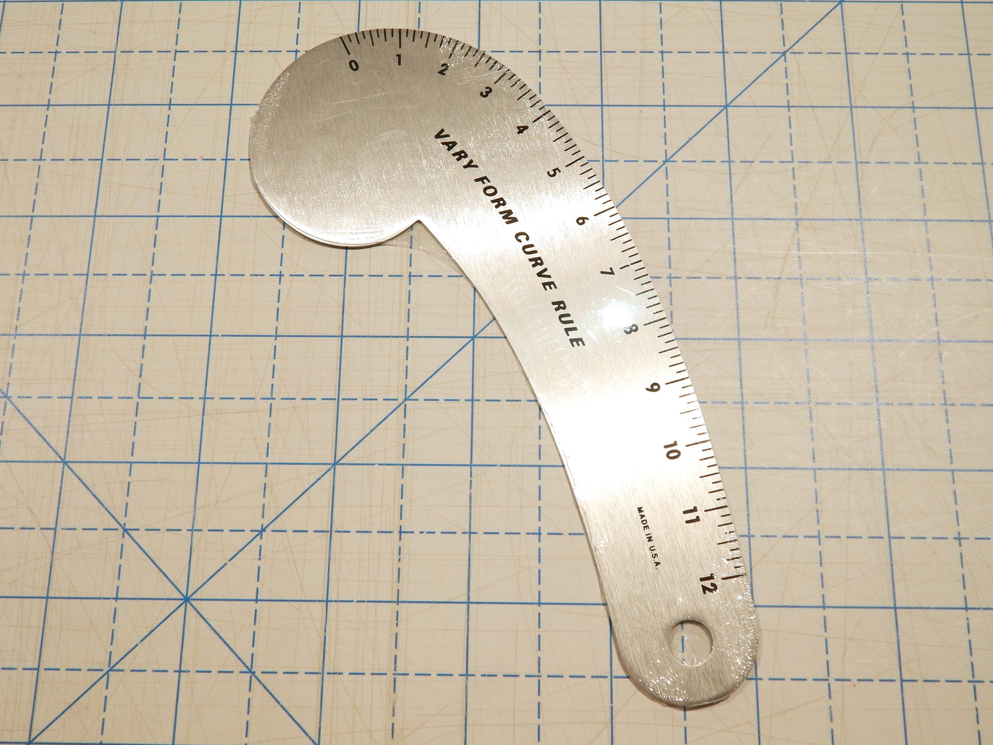 12" vary form armscye ruler for fashion design