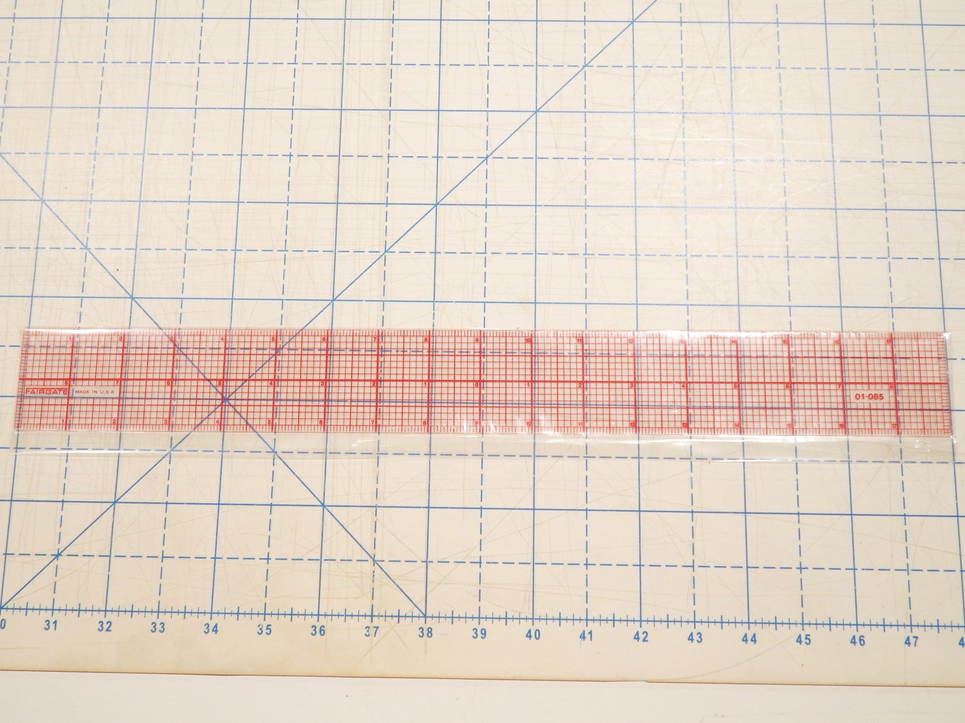Fairgate Clear Plastic Patternmaking Ruler – Legacy Fabrics