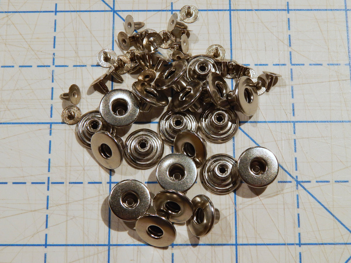 Button Fabric Rivet Silver Jeans Center Hole Rivet Button – Legacy Fabrics