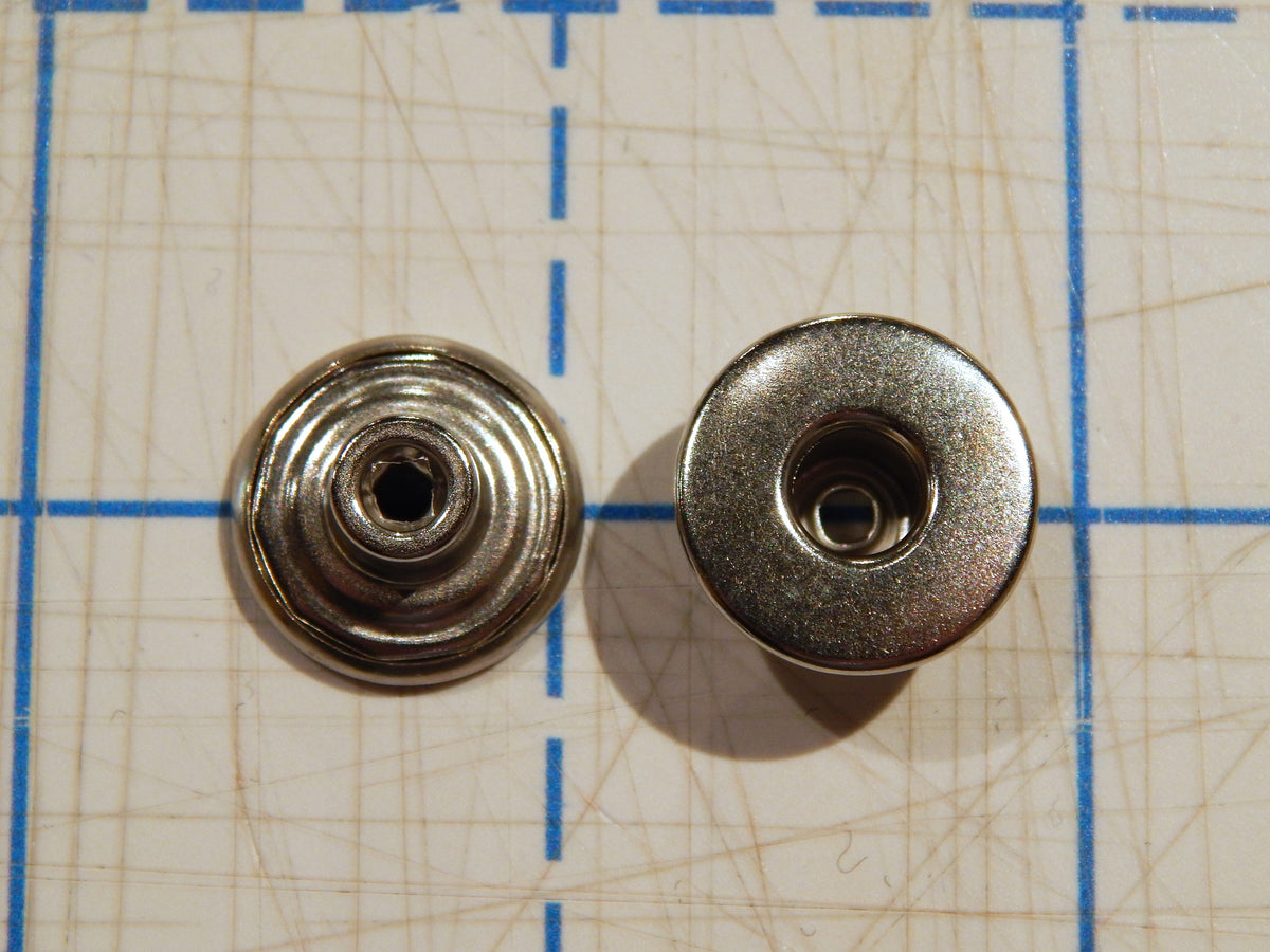Button Fabric Rivet Silver Jeans Center Hole Rivet Button – Legacy Fabrics