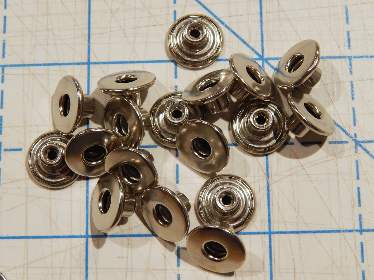 Button Fabric Rivet Silver Jeans Center Hole Rivet Button – Legacy Fabrics