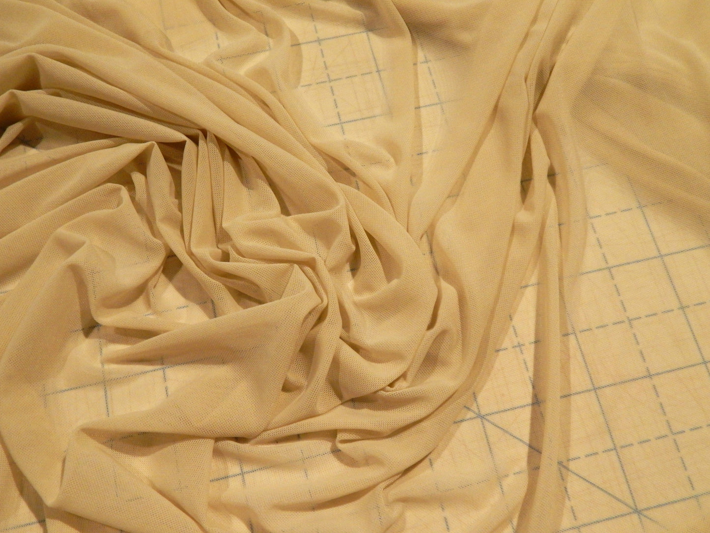 Light Nude Nylon Powermesh