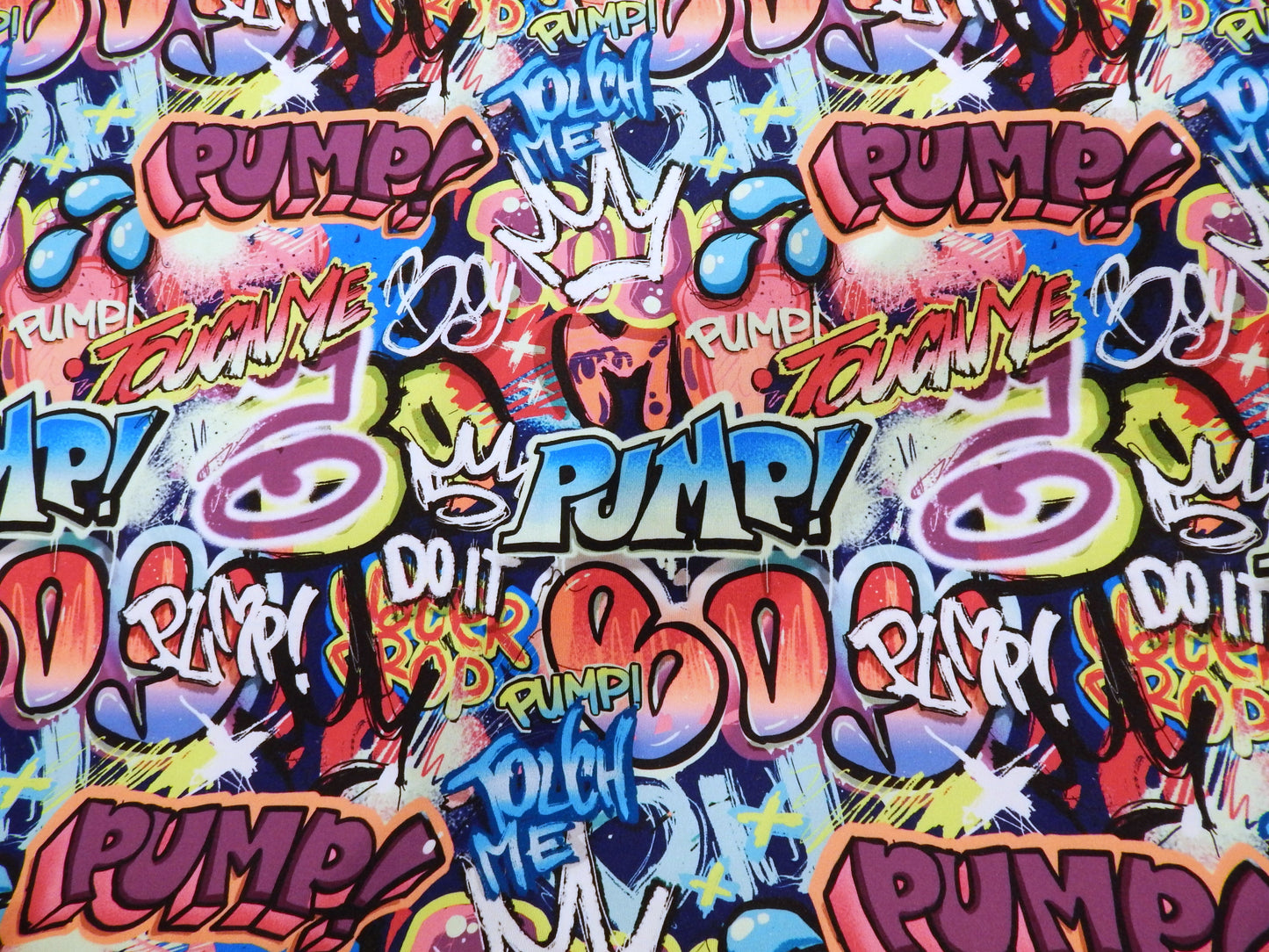 Graffiti Pop Swim/Activewear Knit