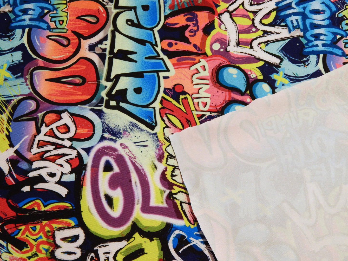 Graffiti Pop Swim/Activewear Knit