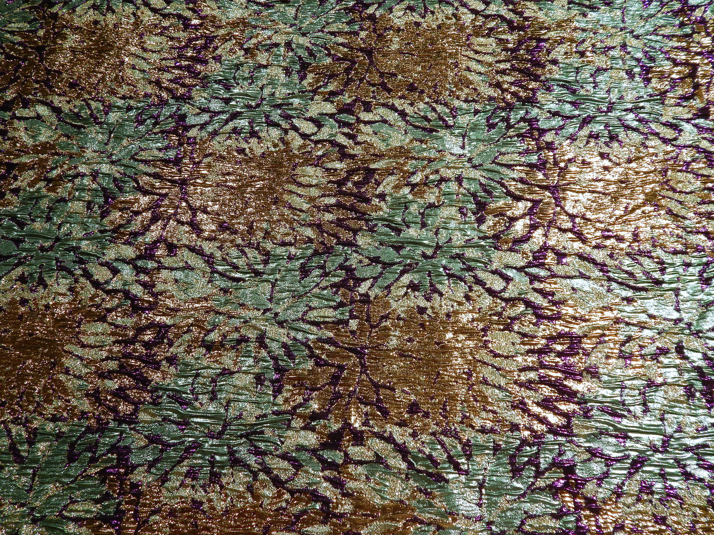 Mardi Gras Green, Purple, & Gold Brocade