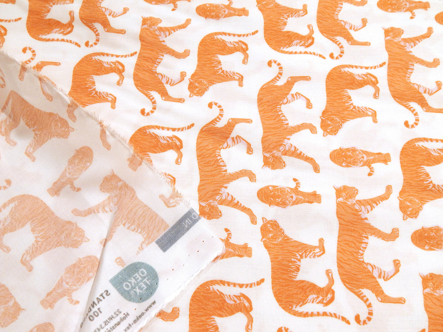 Pieces of India: Bengal Tigers - Rayon Challis - Paintbrush Studios