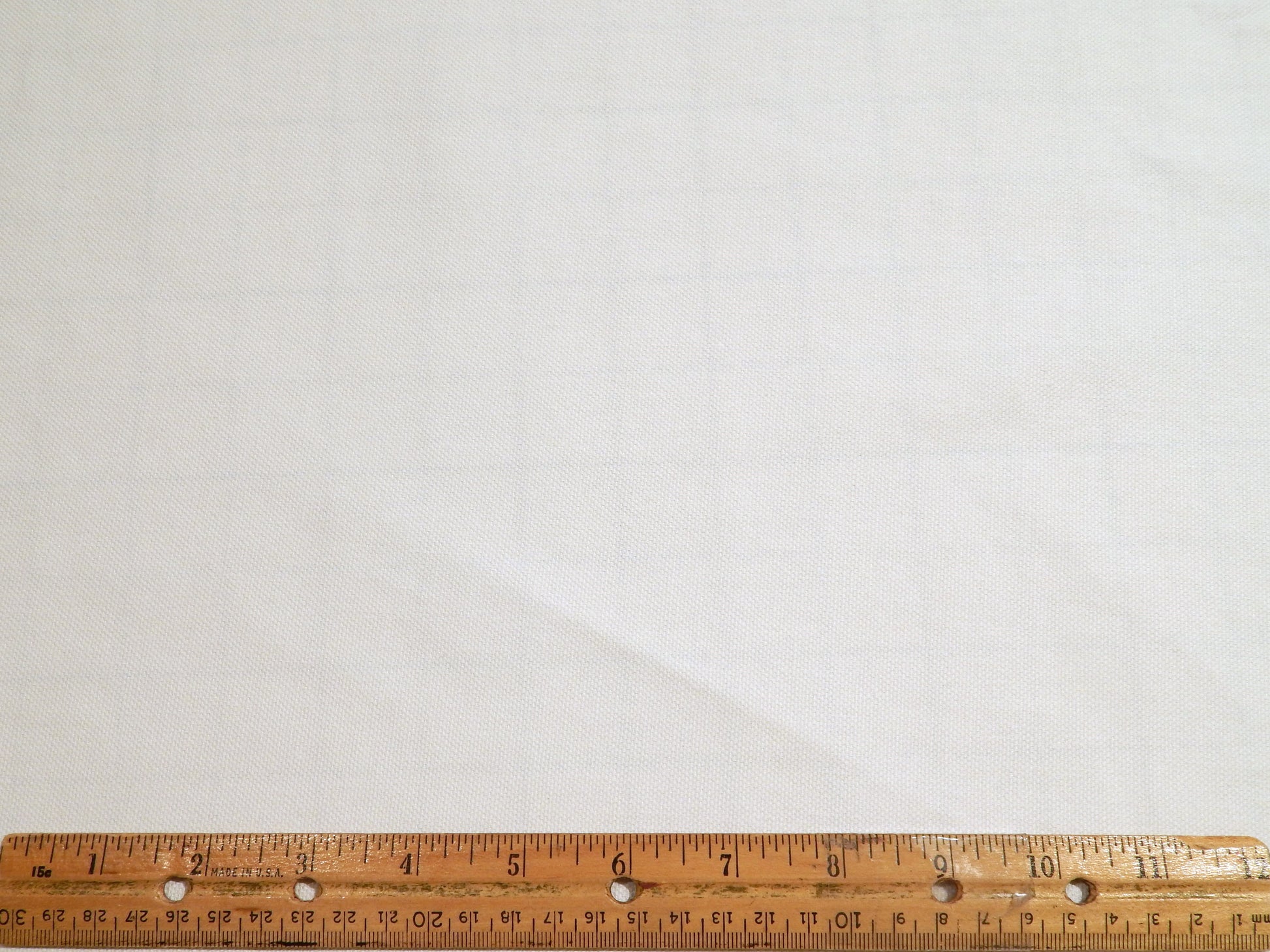 12 oz Weight White Canvas Denim