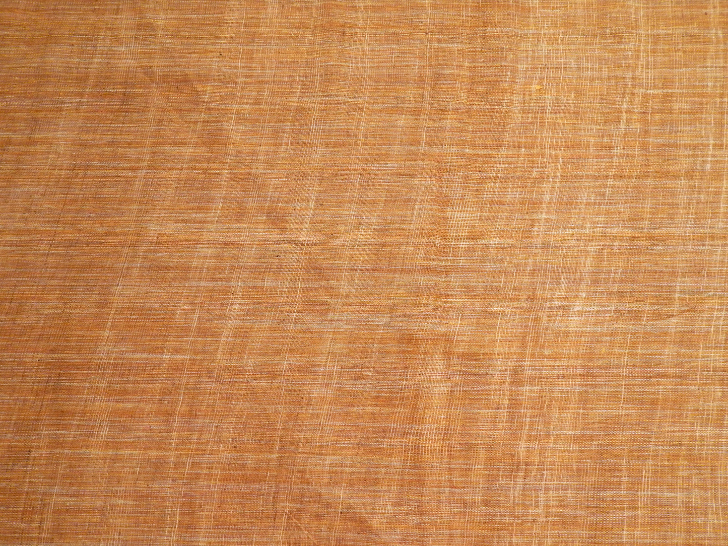 Pecan Brown Slubby Cotton - Hand Dyed and Woven in India - REMNANT SALE