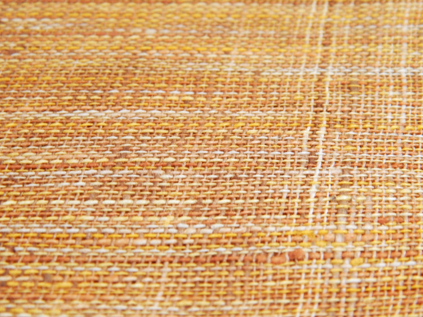 Pecan Brown Slubby Cotton - Hand Dyed and Woven in India - REMNANT SALE