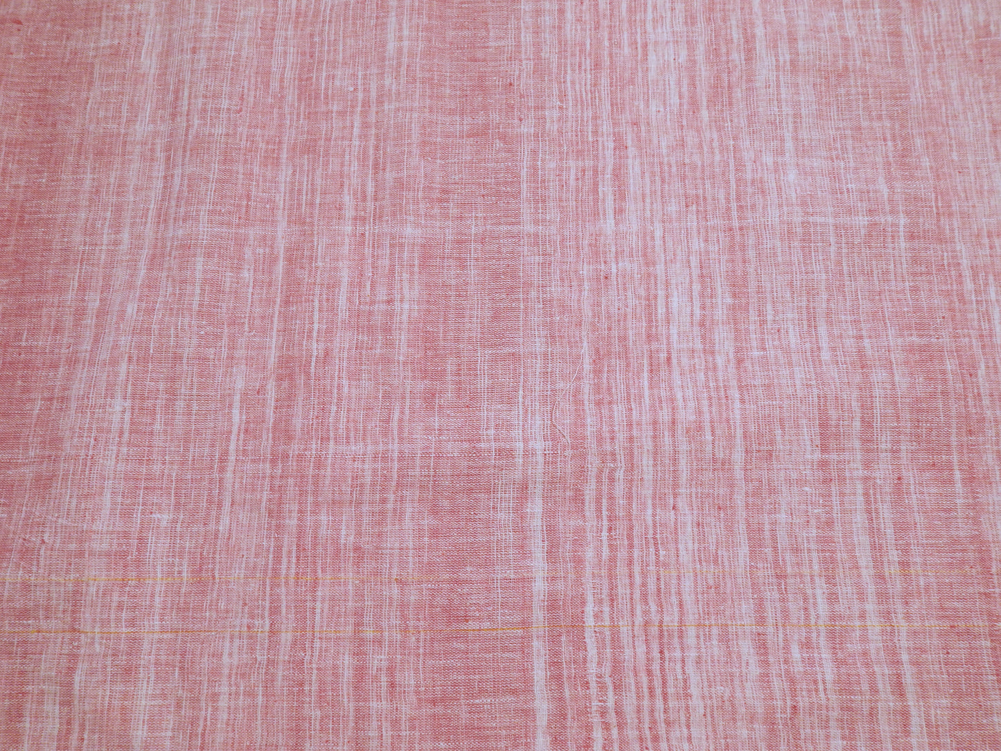 Light Pink Slubby Cotton - Hand Dyed and Woven in India