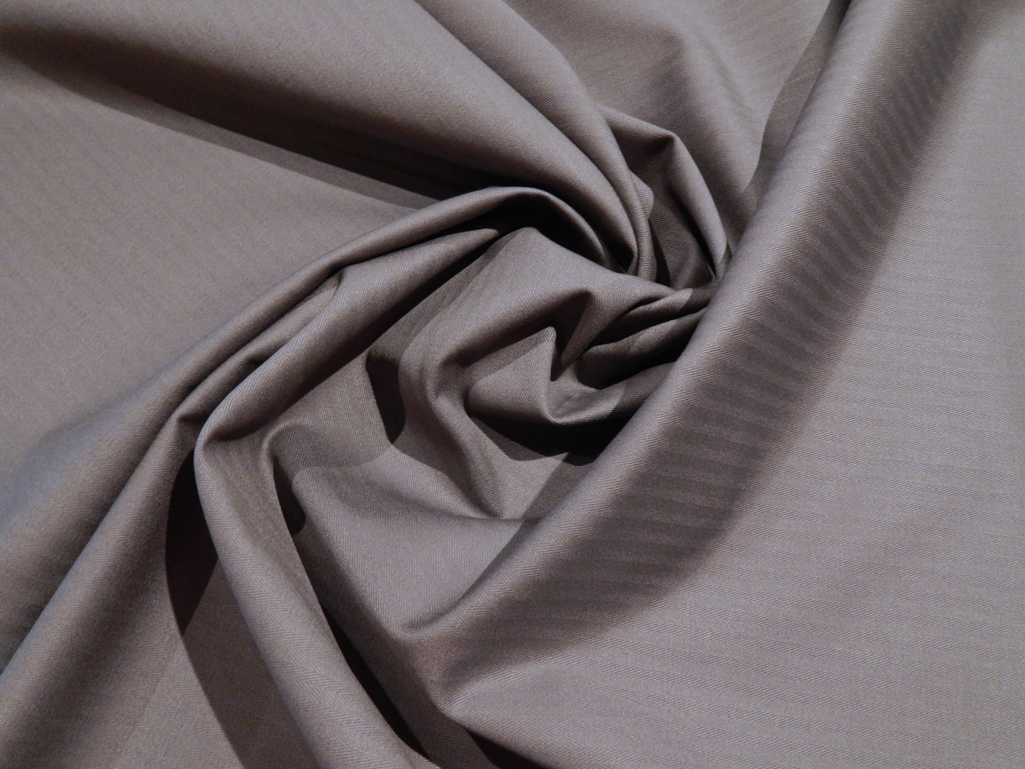 Charcoal Venetian Herringbone Twill