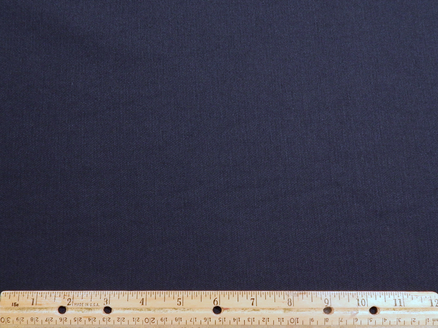 Navy Brushed Bull Denim