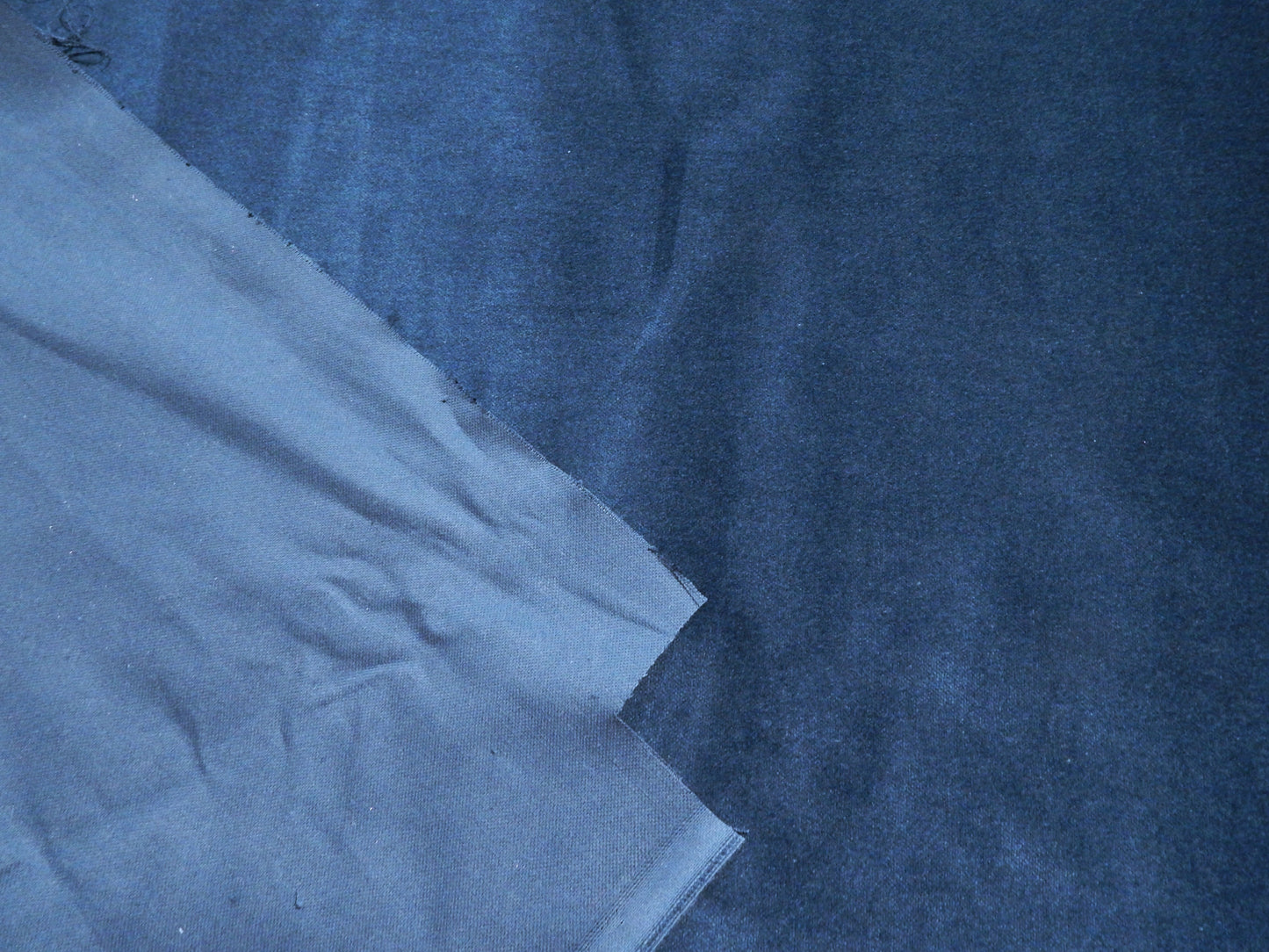 Peacock Teal Cotton Velveteen - REMNANT SALE