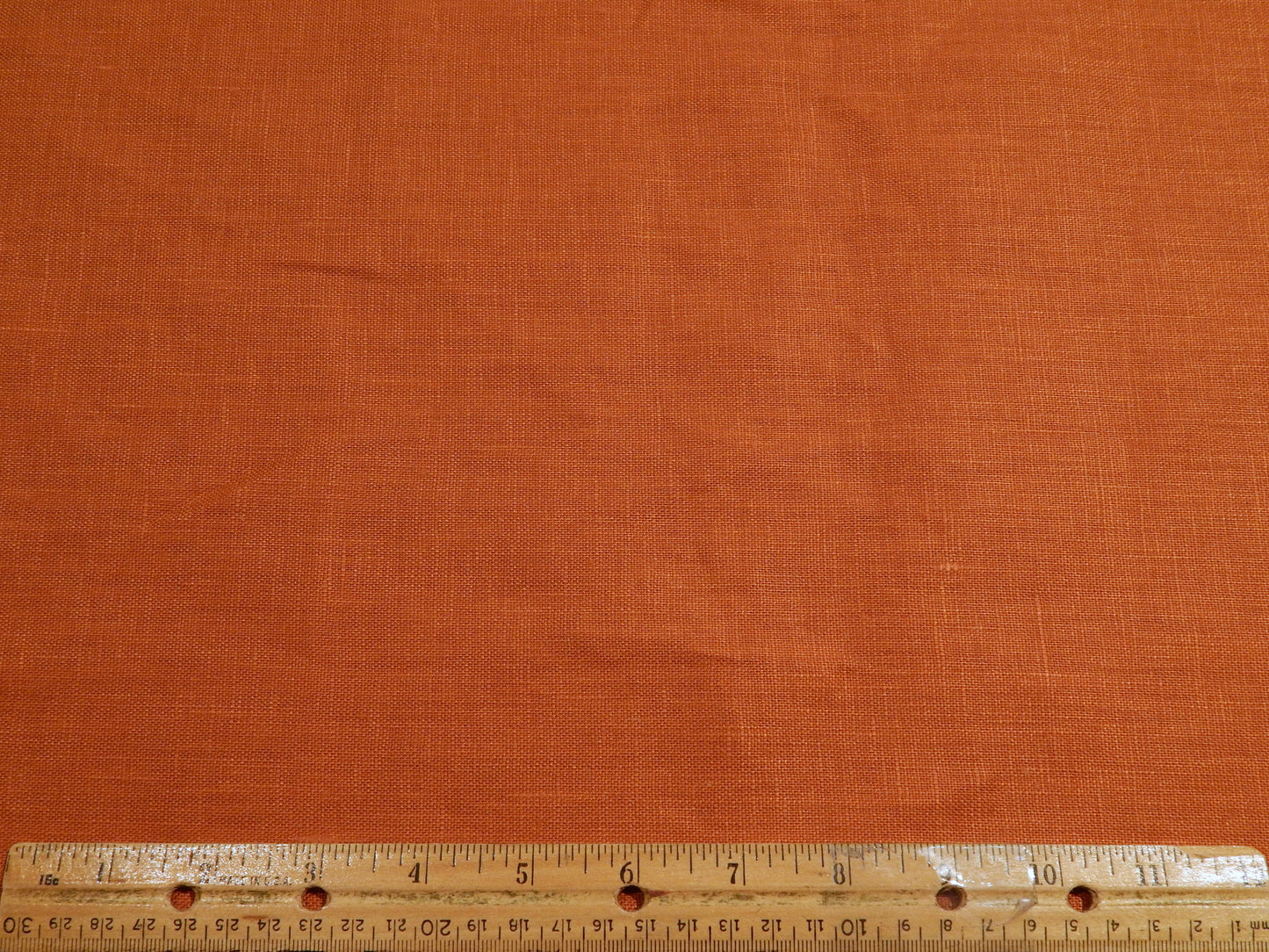 Pumpkin Orange Linen