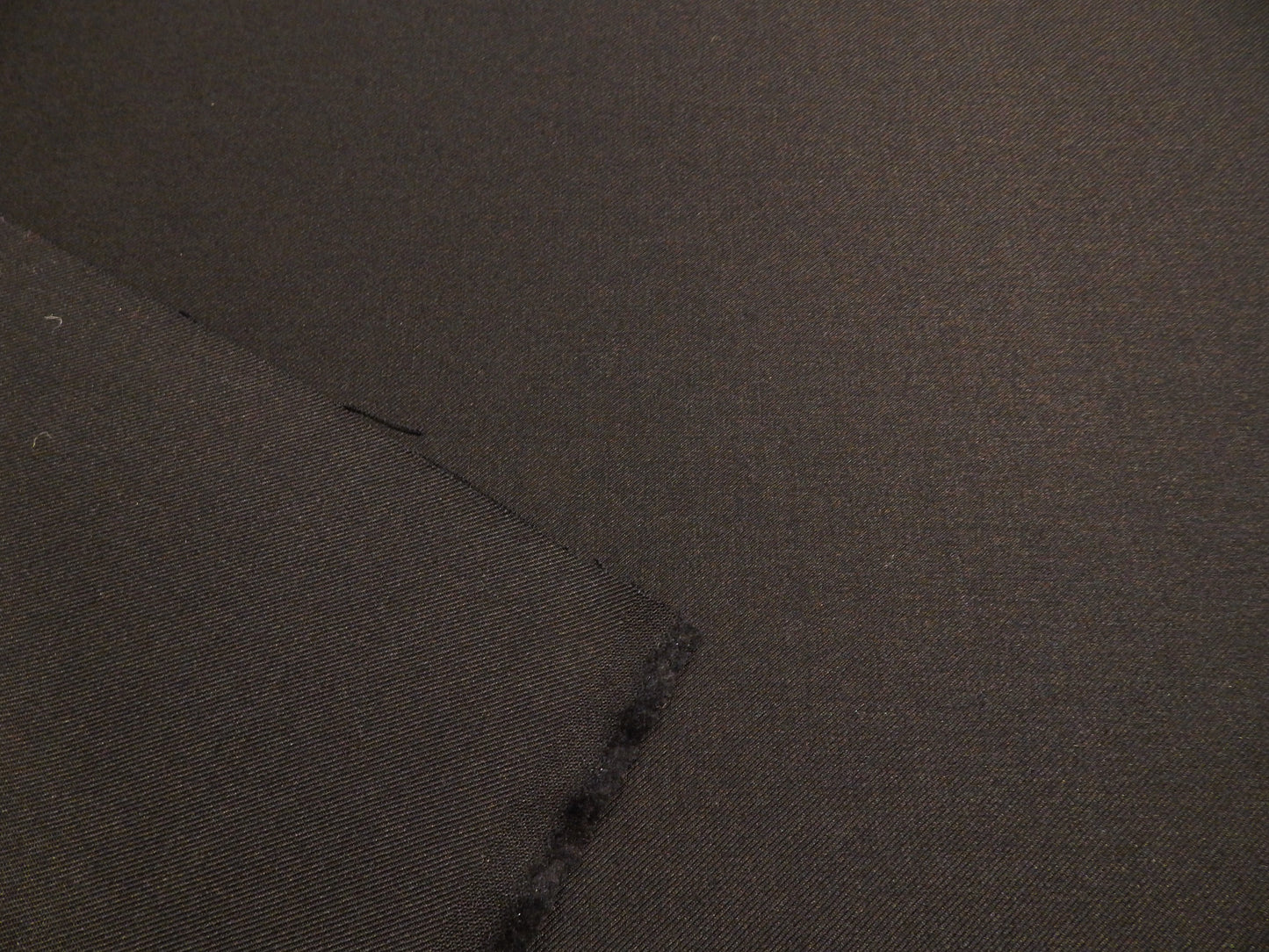 Dark Navy Heavy Wool Twill