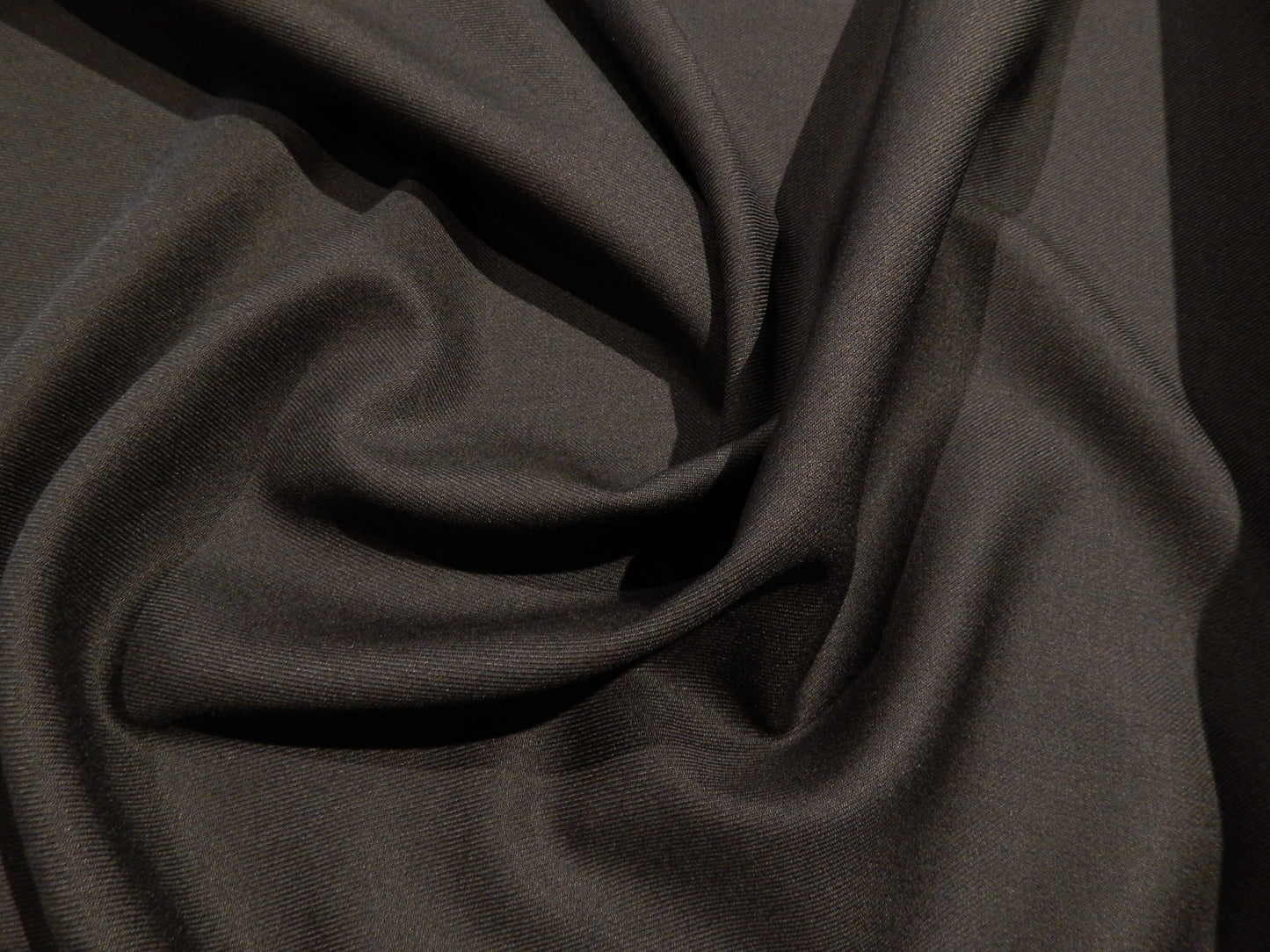 Dark Navy Heavy Wool Twill