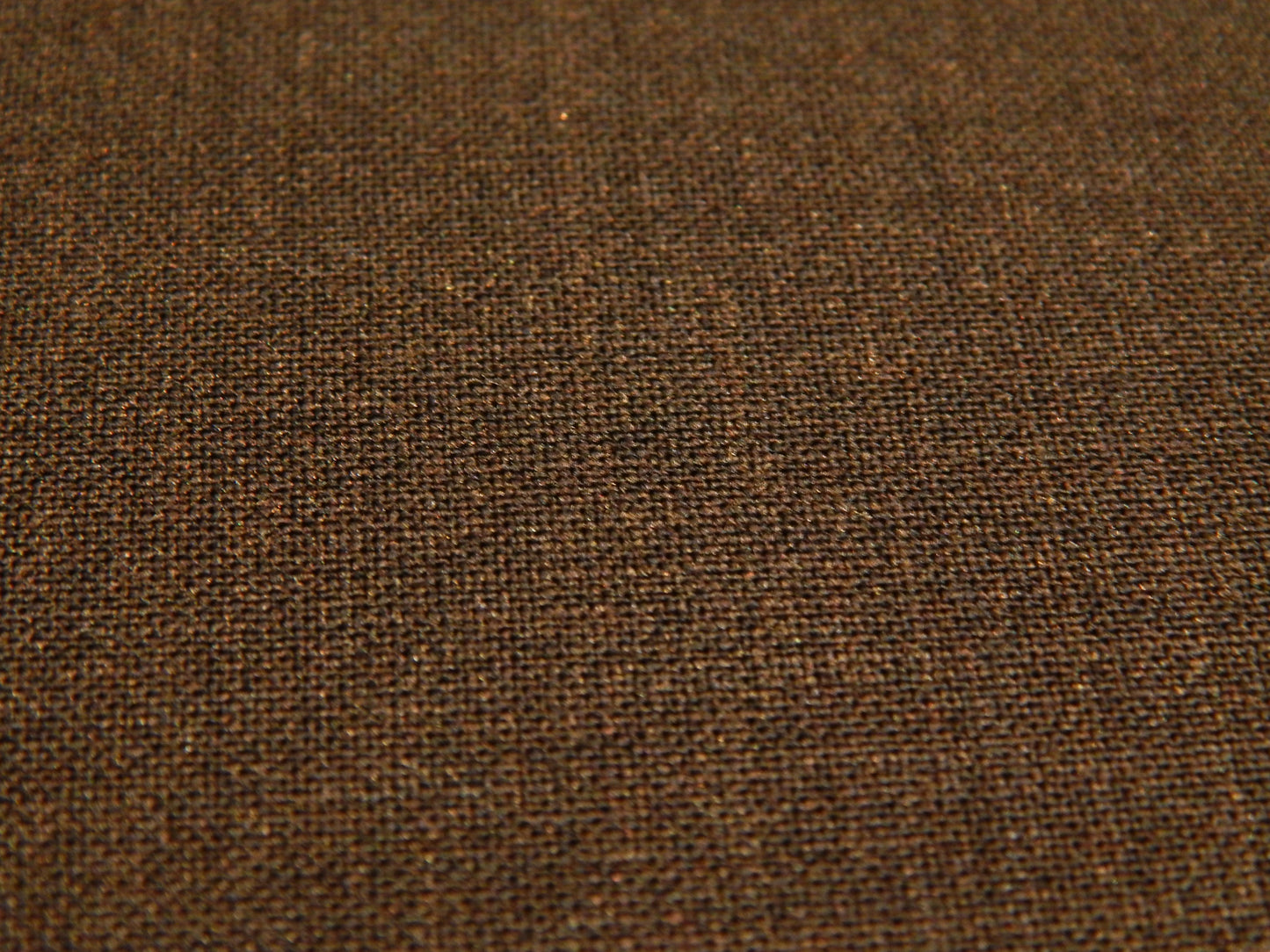 Dark Brown English Wool Twill - Lightweight