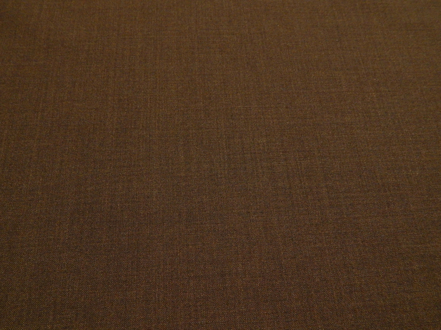 Dark Brown English Wool Twill - Lightweight