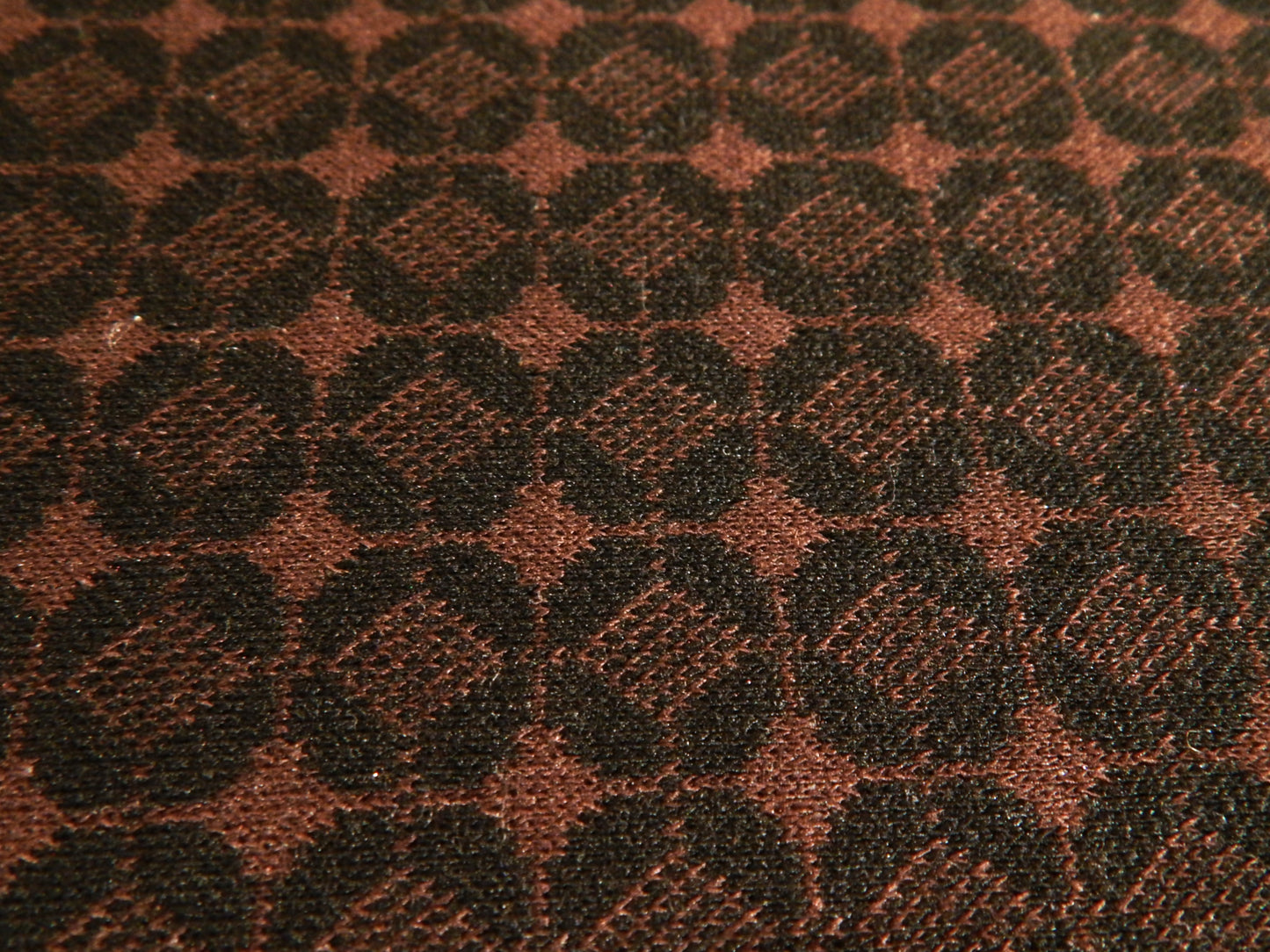 Coffee House Tiles Double Knit