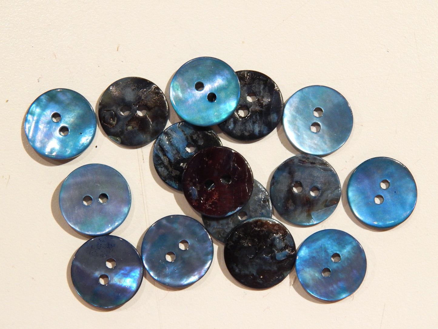 Lapis Blue Agoya Shell Buttons