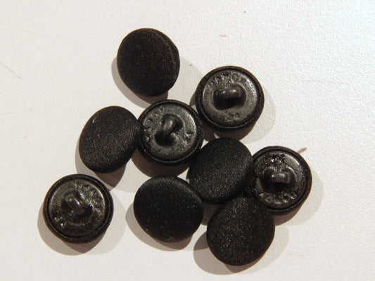 Black Satin Tuxedo Buttons