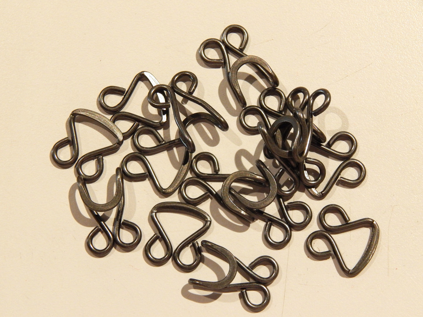 Large, Silver, Coat Hook & Eyes