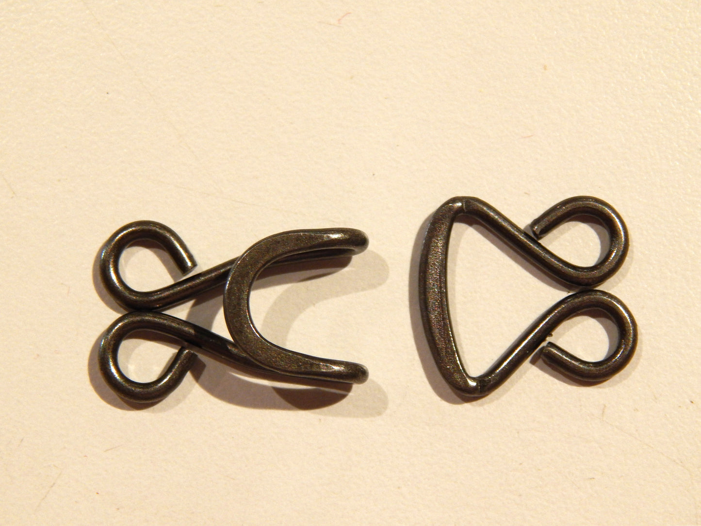 Large, Silver, Coat Hook & Eyes