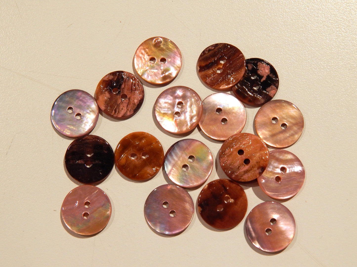 Pink Agoya Shell Buttons