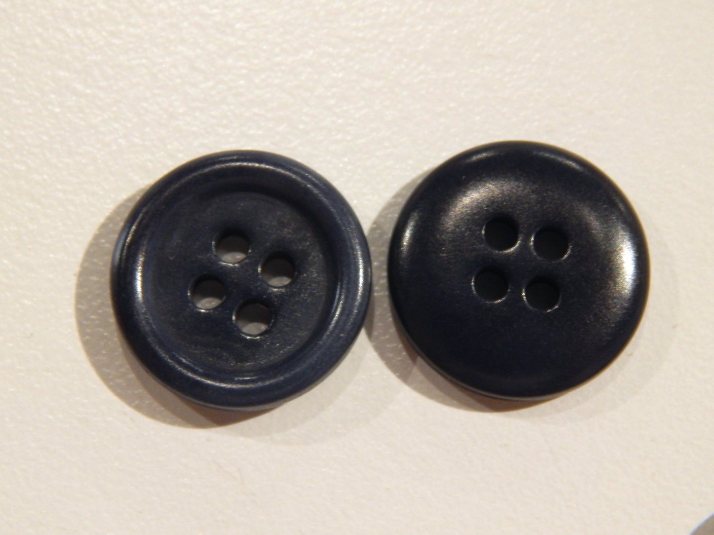 Dark Blue Corozo Buttons - Multiple Sizes