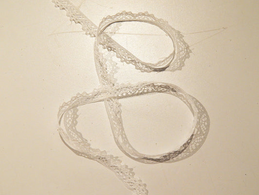 3/8" Vintage French Lace Ribbon - Multiple Colors - BTY