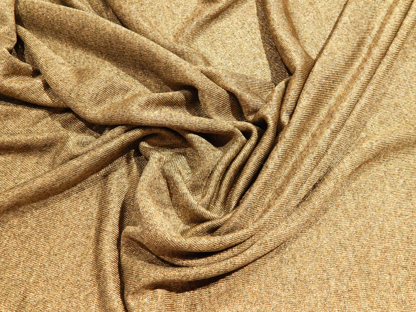 Grey Gold Metallic Knit