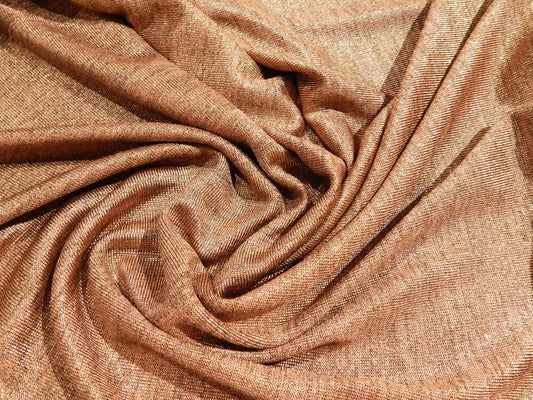 Rose Gold Metallic Knit