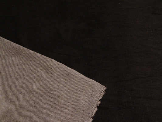 Black Super Soft Suede French Terry