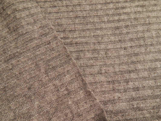 Dove Grey Ribbed Knit