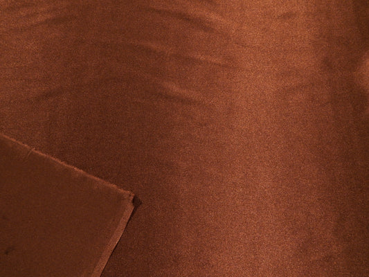 Brown Silk Charmeuse