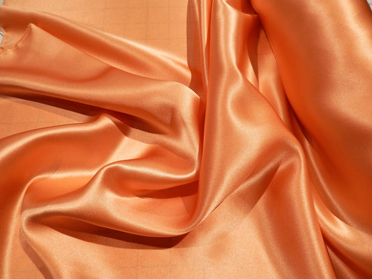 Peach Silk Charmeuse