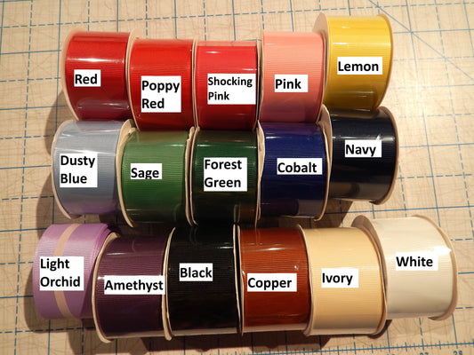 1.5" Grosgrain Ribbon - Multiple Colors