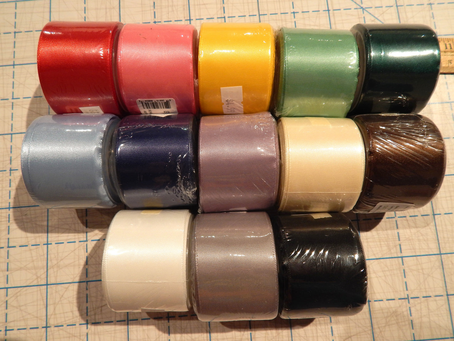 1.5" Double Faced Satin Ribbon - Multiple Colors