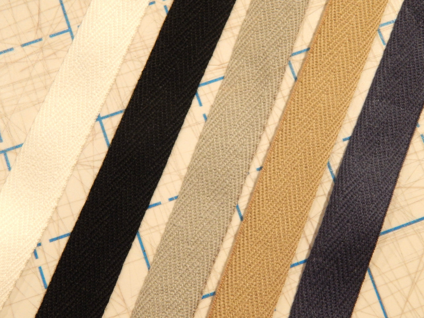 Cotton Twill Tape: Multiple Colors - 5/8" wide - By the Yard
